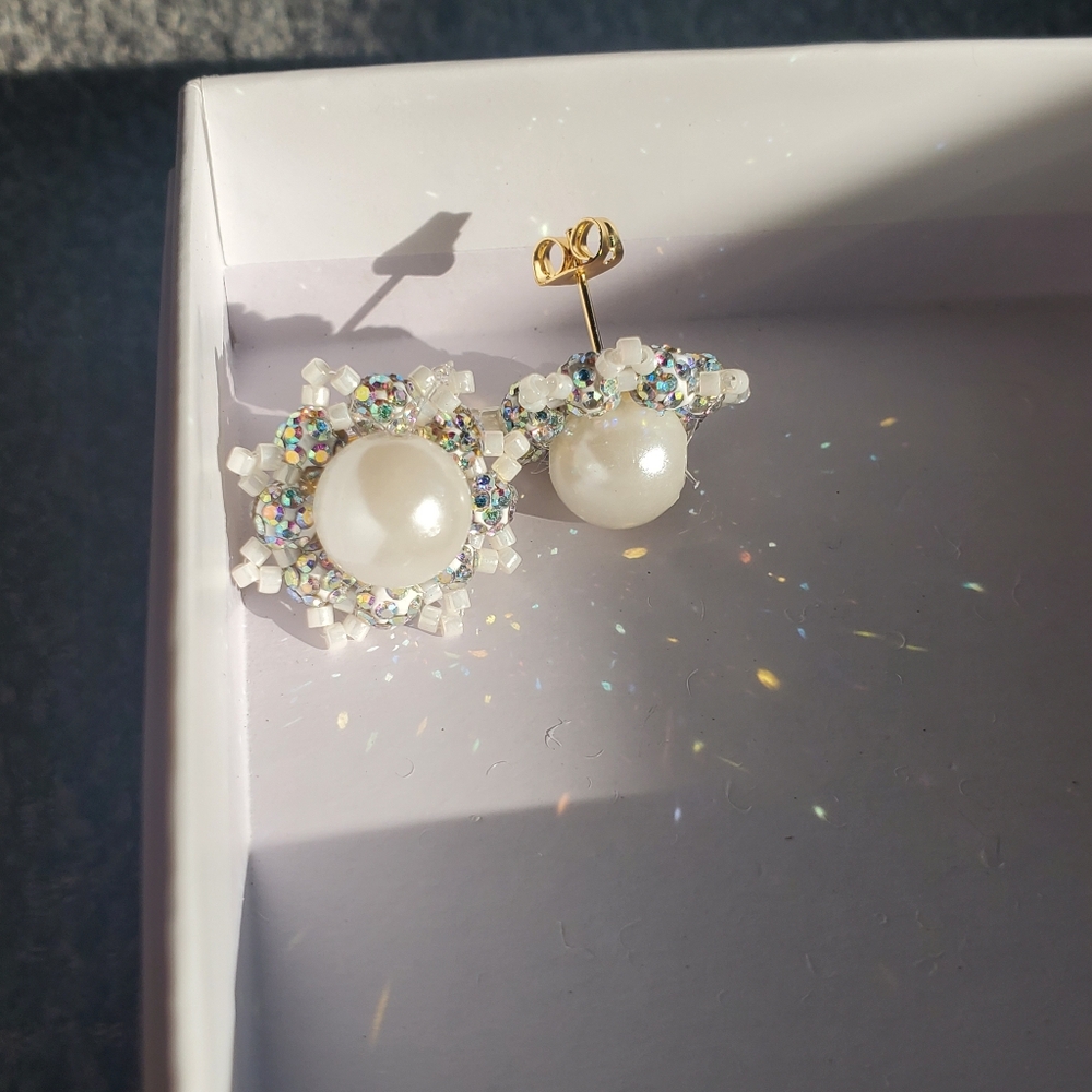 Handmade beaded earrings